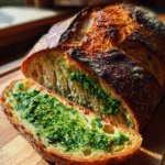 Artisanal Sourdough with Spring Herb Butter