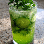 Cold-Pressed Cucumber and Celery Tonic