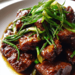 Heritage-Breed Braised Pork with Spring Onions