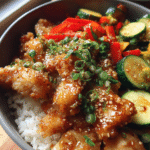 Hot honey chicken bowl