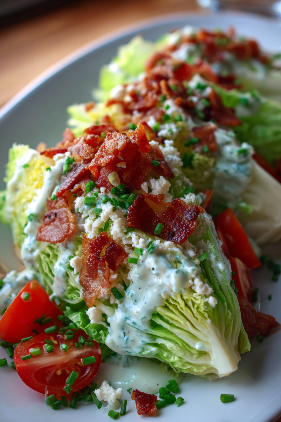 Iceberg wedge salad viral