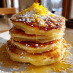 Lemon ricotta pancakes