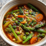 Longevity-Focused Spring Vegetable Minestrone