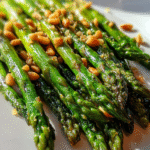 Low-Sodium Roasted Asparagus and Pine Nuts
