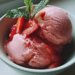Ninja-Creami Dairy-Free Strawberry Sorbet