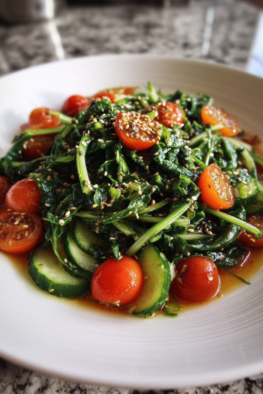 Prebiotic Dandelion Green Detox Salad
