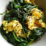 Prenatal Iron-Rich Spinach and Egg Bowl