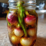 Small-Batch Pickled Spring Ramp Bulbs