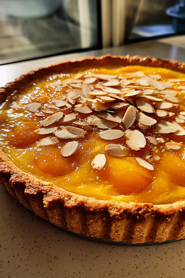 Sugar-Free Apricot and Almond Tart