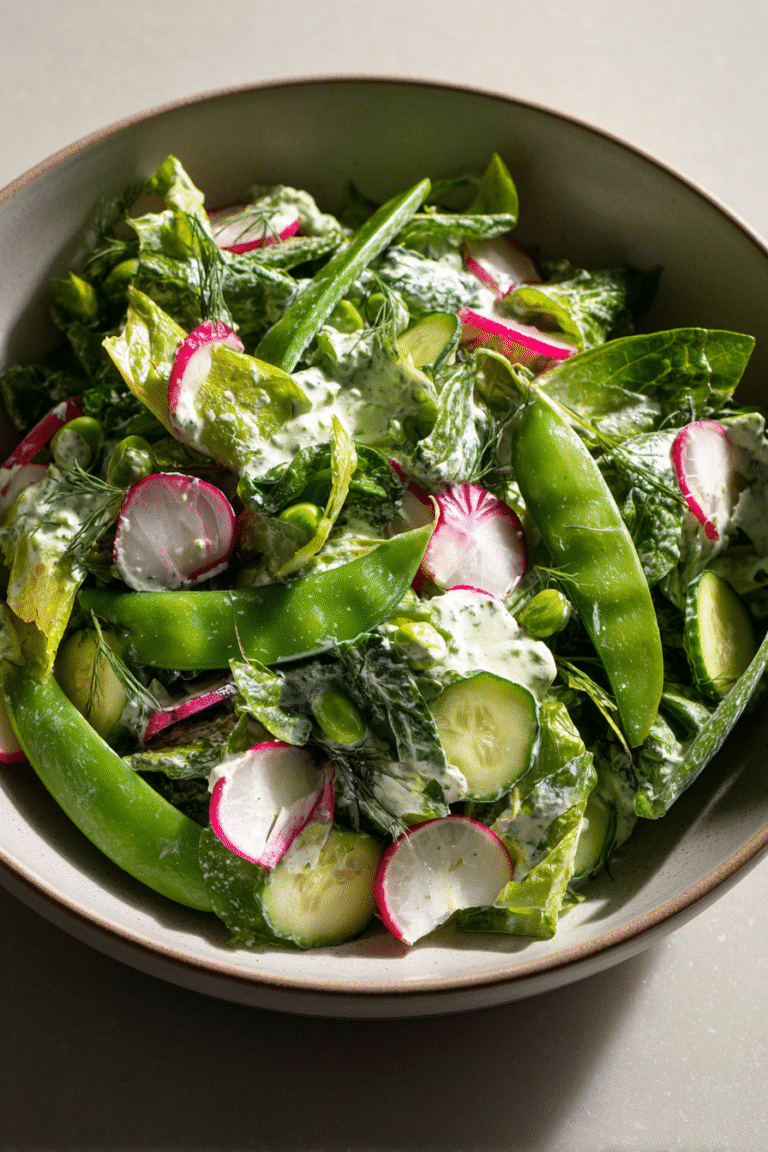 Viral Green Goddess Spring Crunch Salad