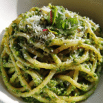 Zero-Waste Radish Top Pesto Pasta