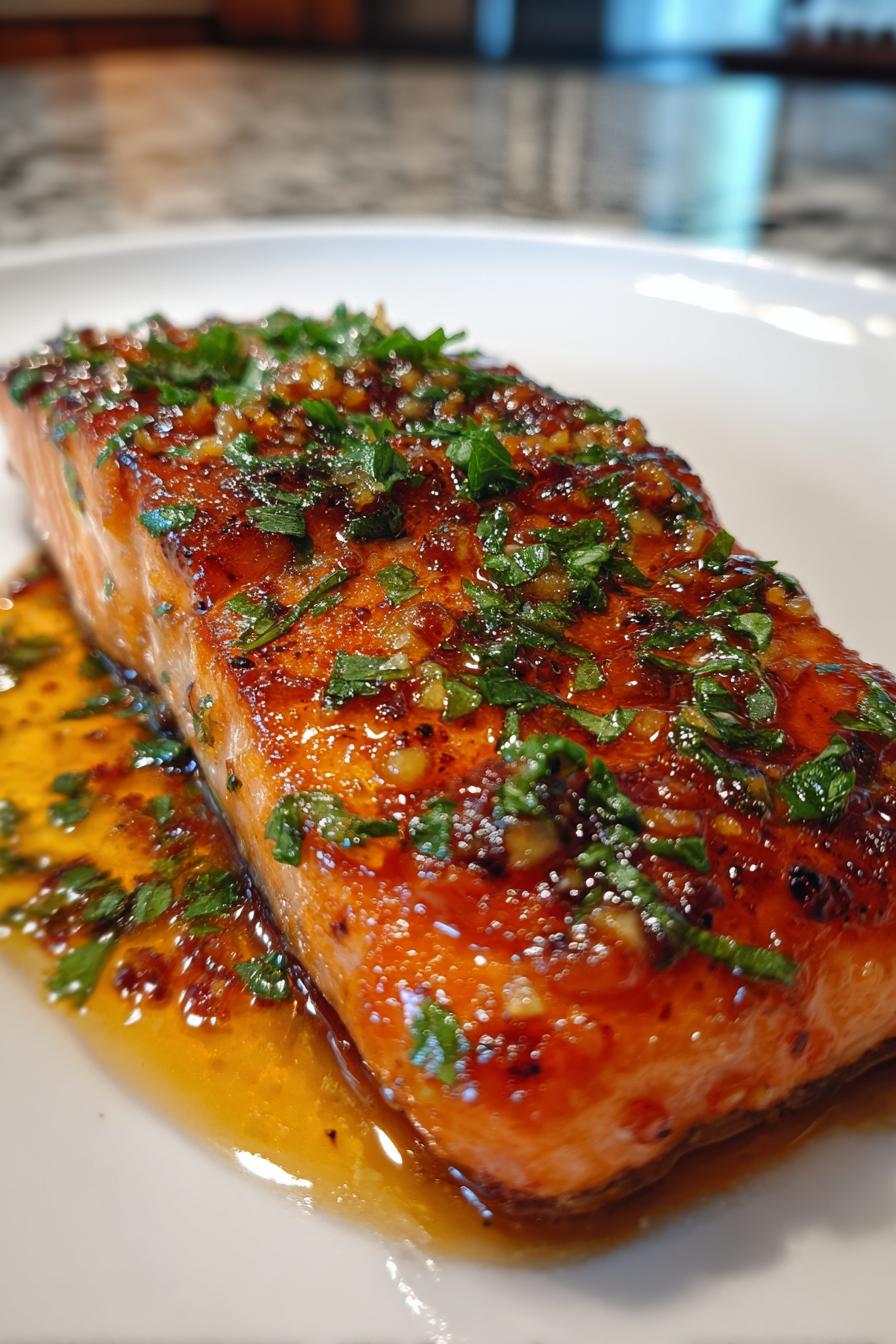 air fryer honey garlic salmon