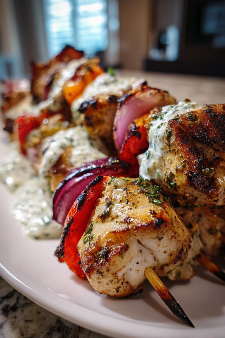 healthy greek chicken souvlaki