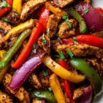 healthy sheet pan fajitas