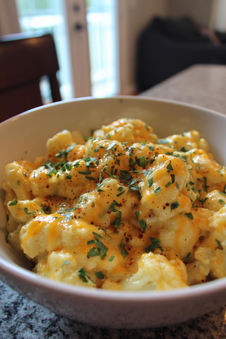 keto cauliflower mac and cheese
