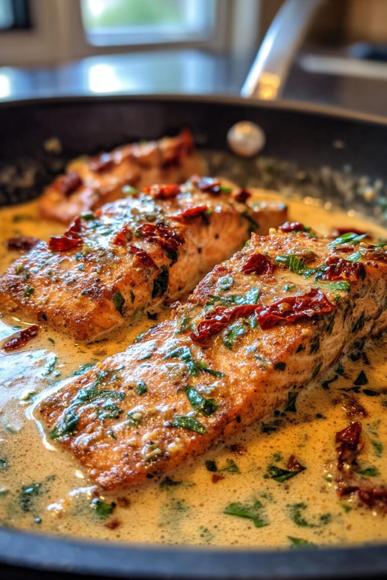 keto creamy tuscan salmon