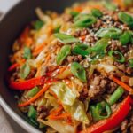 keto egg roll in a bowl