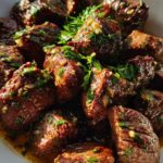 keto garlic butter steak bites