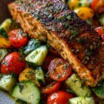 mediterranean salmon bowls