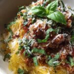 spaghetti squash turkey bolognese