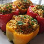 stuffed bell peppers cauliflower rice