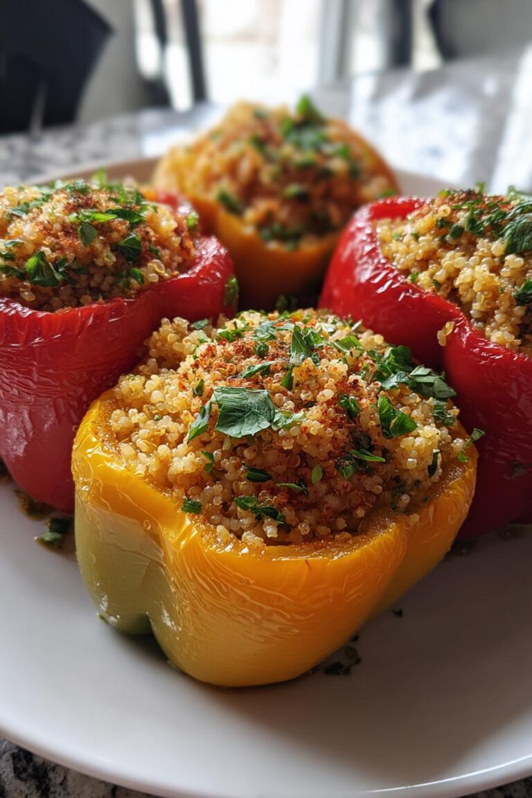 stuffed bell peppers cauliflower rice