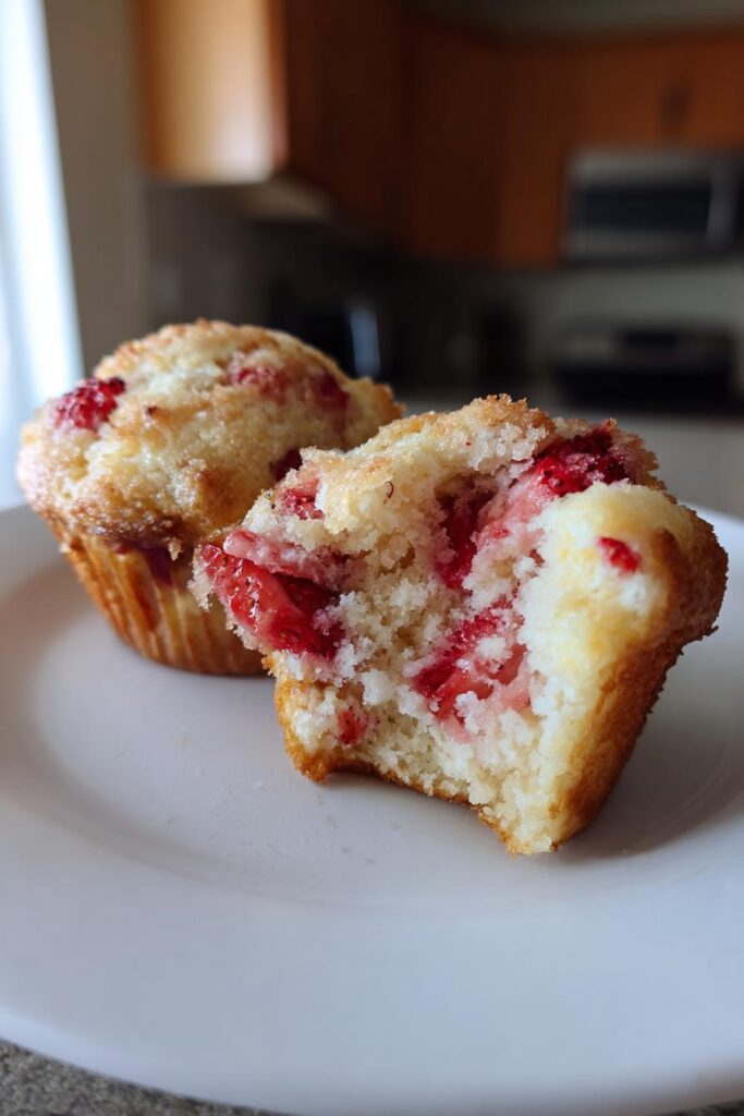 strawberry muffin