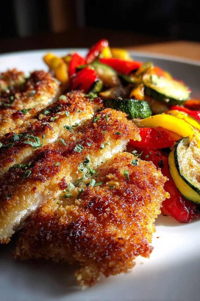 Parmesan Crusted Sheet Pan Chicken Dinner Recipe